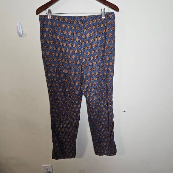 J. Crew Gingerbread Sleep Lounge Pants AG783 Medium - Picture 2 of 3